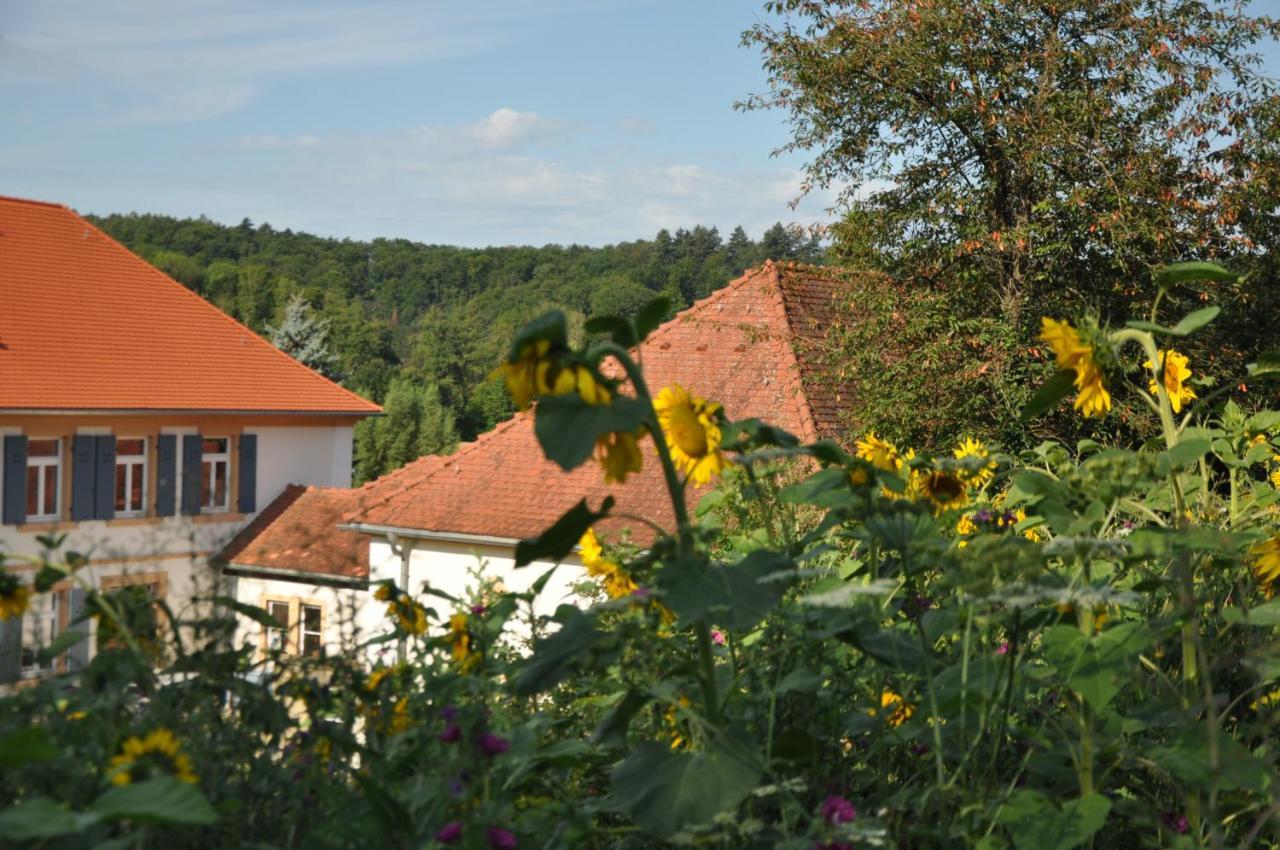 Ferienwohnung Altes Pfarrhaus Bargen Exterior photo